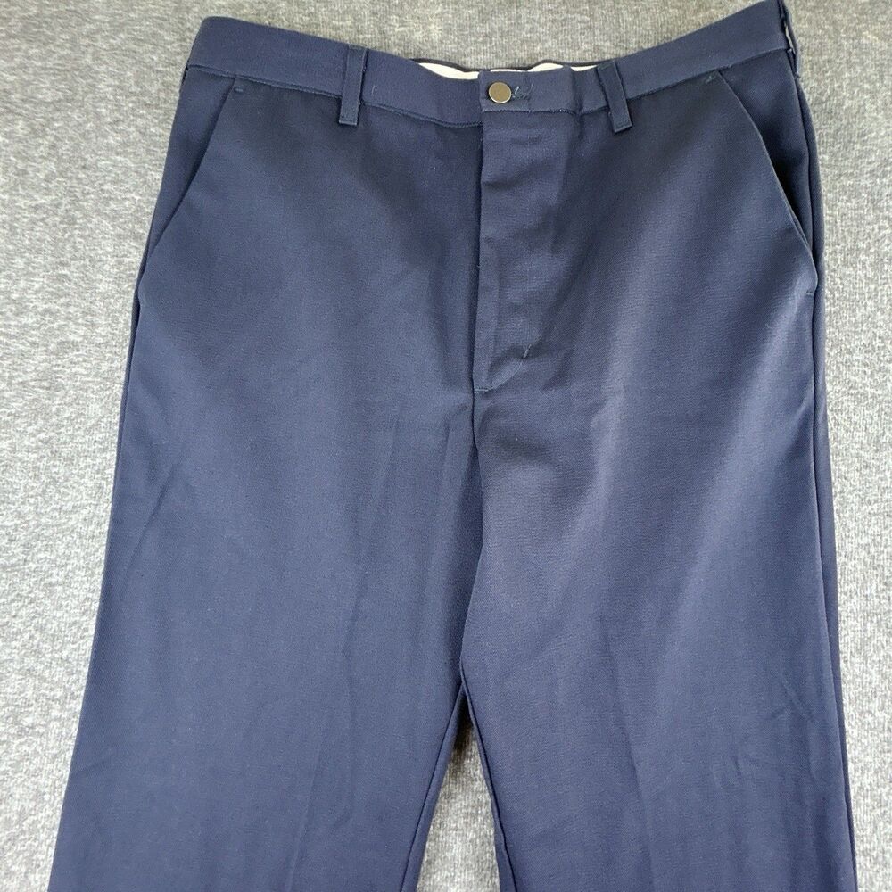 Steelguard Essentials FR Pants 2112 Mens Sz 36x32 Navy CAT 2 Chino ATPV 12.2 - Picture 2 of 10